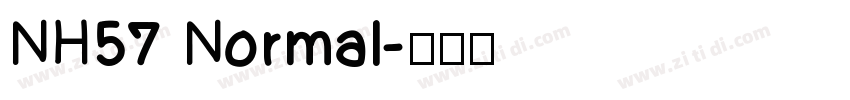 NH57 Normal字体转换